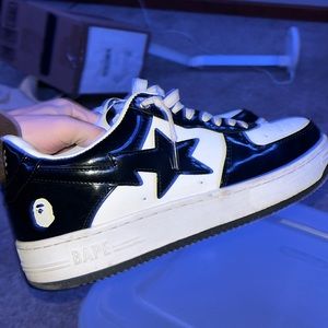 Bapestas Black/White Size 10.5M